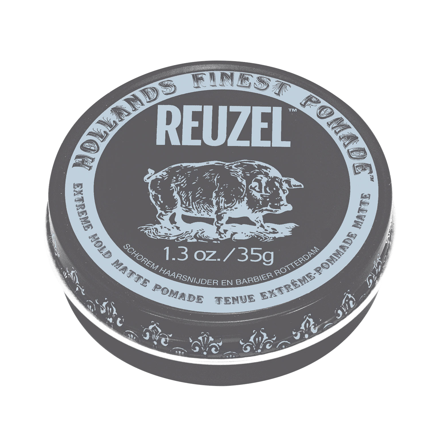 灰豬極強水泥級無光澤髮蠟